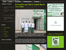 Tablet Screenshot of detergentessolyeco.com
